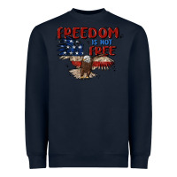 Navy freedom is not free Heavyweight Sweatshirt - MaliasSmallBusiness