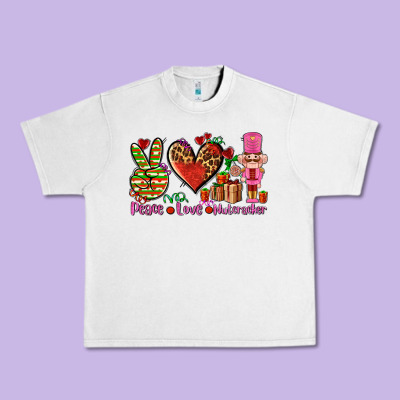 Peace Love Nutcraker Urban Heavy Tee Designed By Adodesignshop