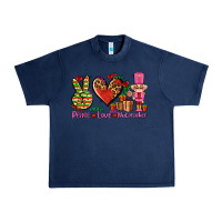 Navy peace love nutcraker Urban Heavy Tee - AdoDesignShop