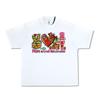 White peace love nutcraker Urban Heavy Tee - AdoDesignShop