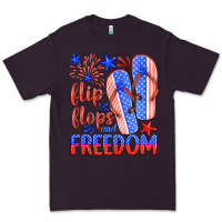 Plum flip flops and freedom Premium Tee - HRA Design Shop