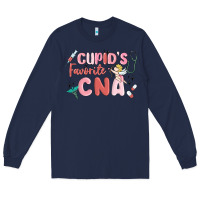 Navy cupids favorite cna Long Sleeve Tee - MaliasSmallBusiness