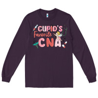 Plum cupids favorite cna Long Sleeve Tee - MaliasSmallBusiness