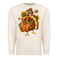 Sandshell Thanksgiving Turkey Premium Sweatshirt - texasbilliewilder
