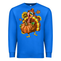 True Royal Thanksgiving Turkey Premium Sweatshirt - texasbilliewilder