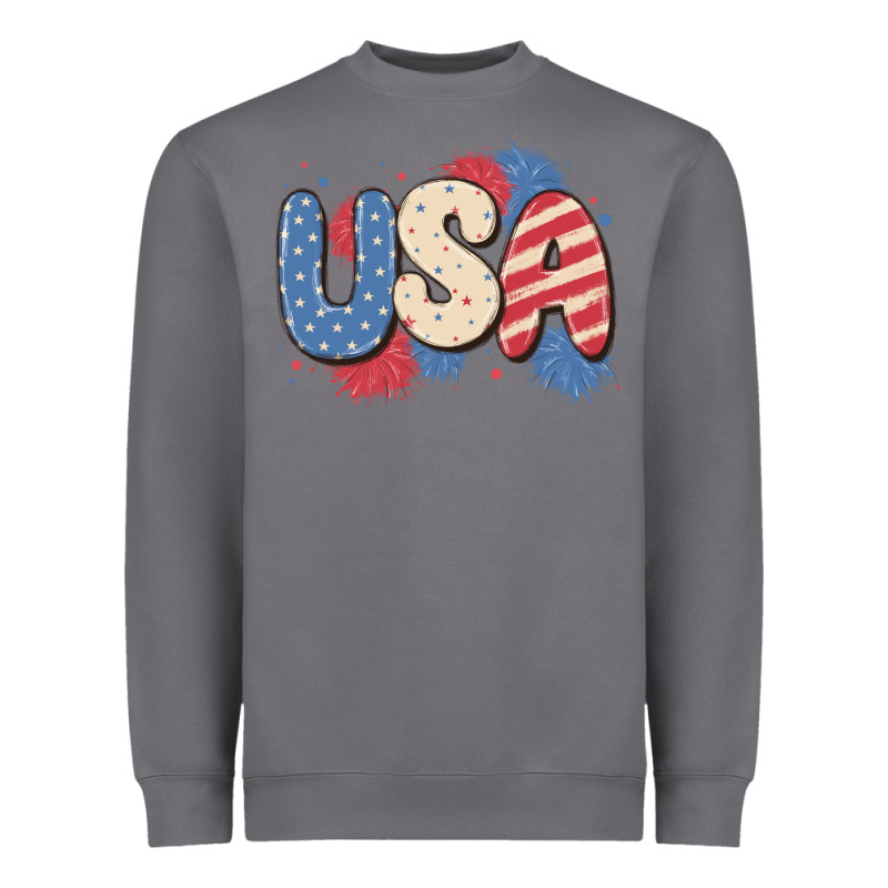 Usa Heavyweight Sweatshirt by MaliasSmallBusiness | Teevron