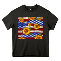 Asphalt 4th of July USA flag sunflower 20oz tumbler Heavy Core Tee - Neo Western