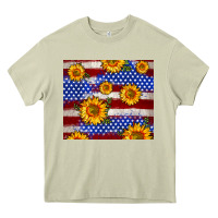 Mossy 4th of July USA flag sunflower 20oz tumbler Heavy Core Tee - Neo Western