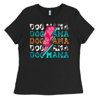 Black dog mama Ladies Tee - Zillion Design Studio