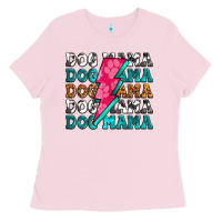 Bubblegum Pink dog mama Ladies Tee - Zillion Design Studio
