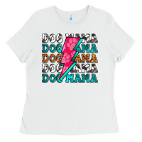 White dog mama Ladies Tee - Zillion Design Studio