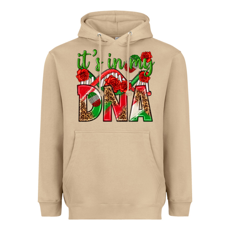 It's In My Dna Mexico Heavyweight Hoodie by texasbilliewilder | Teevron