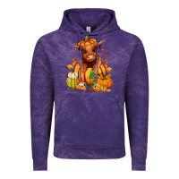 Cloud Purple Fall Autumn heifer pumpkin Vintage Hoodie - RanaPortraitStore