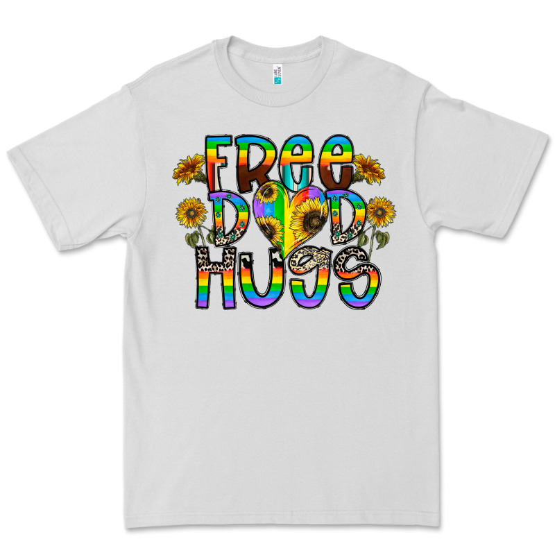 Free Dad Hugs Premium Tee by CowhideDigitalArt | Teevron