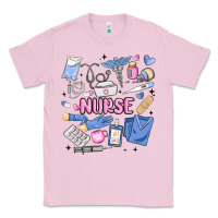 Bubblegum Pink can't talk right now doing nurse stuff Classic Tee - MaliasSmallBusiness