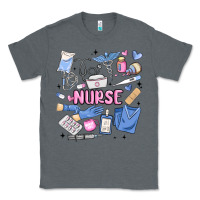 Charcoal Heather can't talk right now doing nurse stuff Classic Tee - MaliasSmallBusiness