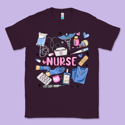 Can't Talk Right Now Doing Nurse Stuff Classic Tee Designed By Maliassmallbusiness