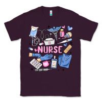 Plum can't talk right now doing nurse stuff Classic Tee - MaliasSmallBusiness