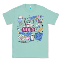 Seafoam can't talk right now doing nurse stuff Classic Tee - MaliasSmallBusiness