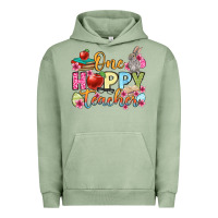 Pigment Oil Green Easter Day One hoppy Teacher Urban Hoodie - OliviaCreatesArt