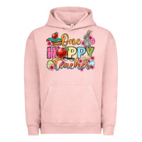 Pigment Salmon Easter Day One hoppy Teacher Urban Hoodie - OliviaCreatesArt