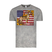 Cloud Rock Western American Flag And Deer Vintage Tee - LillyAllenDesigns