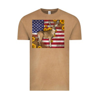 Vintage Camel Western American Flag And Deer Vintage Tee - LillyAllenDesigns