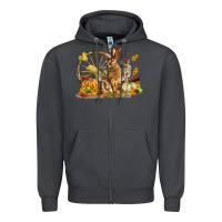 Smoke Fall Rabbit Zipper Hoodie - LillyAllenDesigns