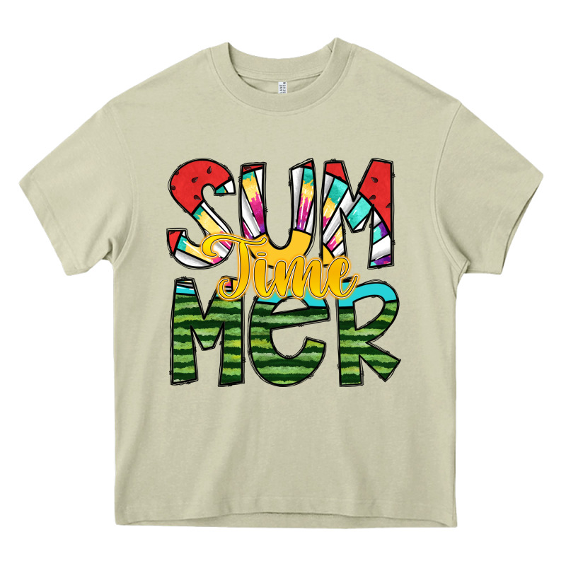 Summer Time Heavy Core Tee by SublimationCraftShop | Teevron
