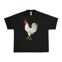Black Leghorn Rooster Urban Heavy Tee - LillyAllenDesigns
