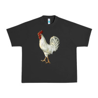 Pigment Black Leghorn Rooster Urban Heavy Tee - LillyAllenDesigns