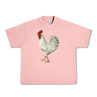 Salmon Leghorn Rooster Urban Heavy Tee - LillyAllenDesigns