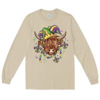 Mushroom mardi gras cow Long Sleeve Tee - MaliasSmallBusiness