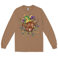 Toasted Coconut mardi gras cow Long Sleeve Tee - MaliasSmallBusiness