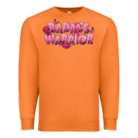 Carrot Badass warrior Breast Cancer Premium Sweatshirt - NancyCooperArtShop