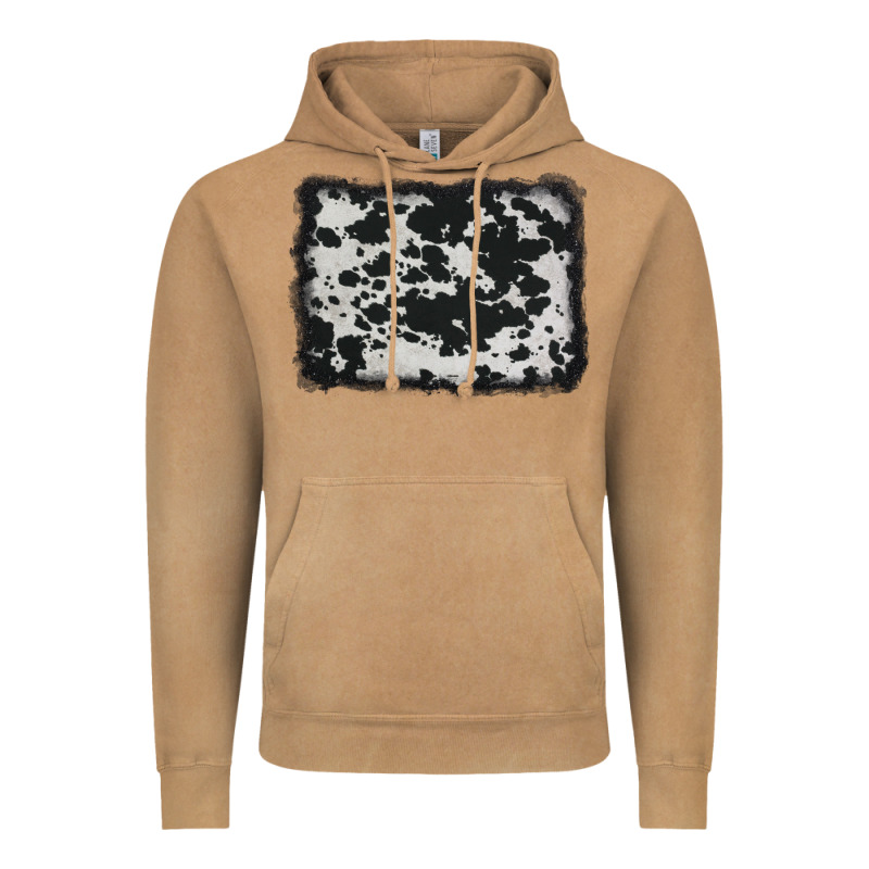 Cowhide Background Vintage Hoodie by AdoDesignShop | Teevron
