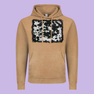 Cowhide Background Vintage Hoodie Designed By Adodesignshop
