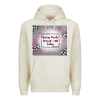 Oatmeal Heather feeling kinda idgaf ish today with leopard Premium Hoodie - TumblerDesignByShophia