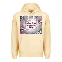 Pina Colada feeling kinda idgaf ish today with leopard Premium Hoodie - TumblerDesignByShophia