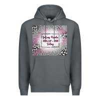 Rock feeling kinda idgaf ish today with leopard Premium Hoodie - TumblerDesignByShophia