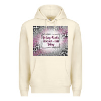 Sandshell feeling kinda idgaf ish today with leopard Premium Hoodie - TumblerDesignByShophia
