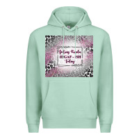 Seafoam feeling kinda idgaf ish today with leopard Premium Hoodie - TumblerDesignByShophia