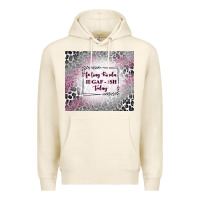 Tofu feeling kinda idgaf ish today with leopard Premium Hoodie - TumblerDesignByShophia