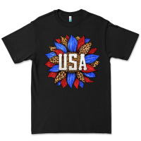 Black american sunflower Premium Tee - HRA Design Shop