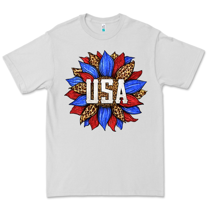 American Sunflower Premium Tee by HRA Design Shop | Teevron