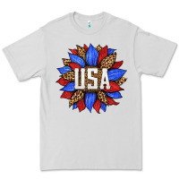 Dove Grey american sunflower Premium Tee - HRA Design Shop