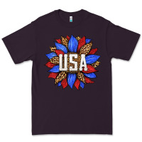 Plum american sunflower Premium Tee - HRA Design Shop