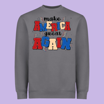 Make America Great Again Heavyweight Sweatshirt Designed By Maliassmallbusiness