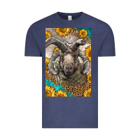 Vintage Denim Western Navajo Churro Sheep Vintage Tee - LillyAllenDesigns