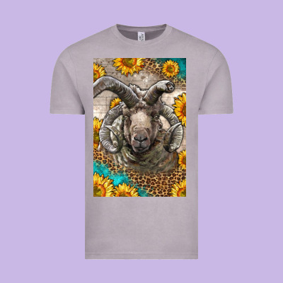 Western Navajo Churro Sheep Vintage Tee Designed By Lillyallendesigns